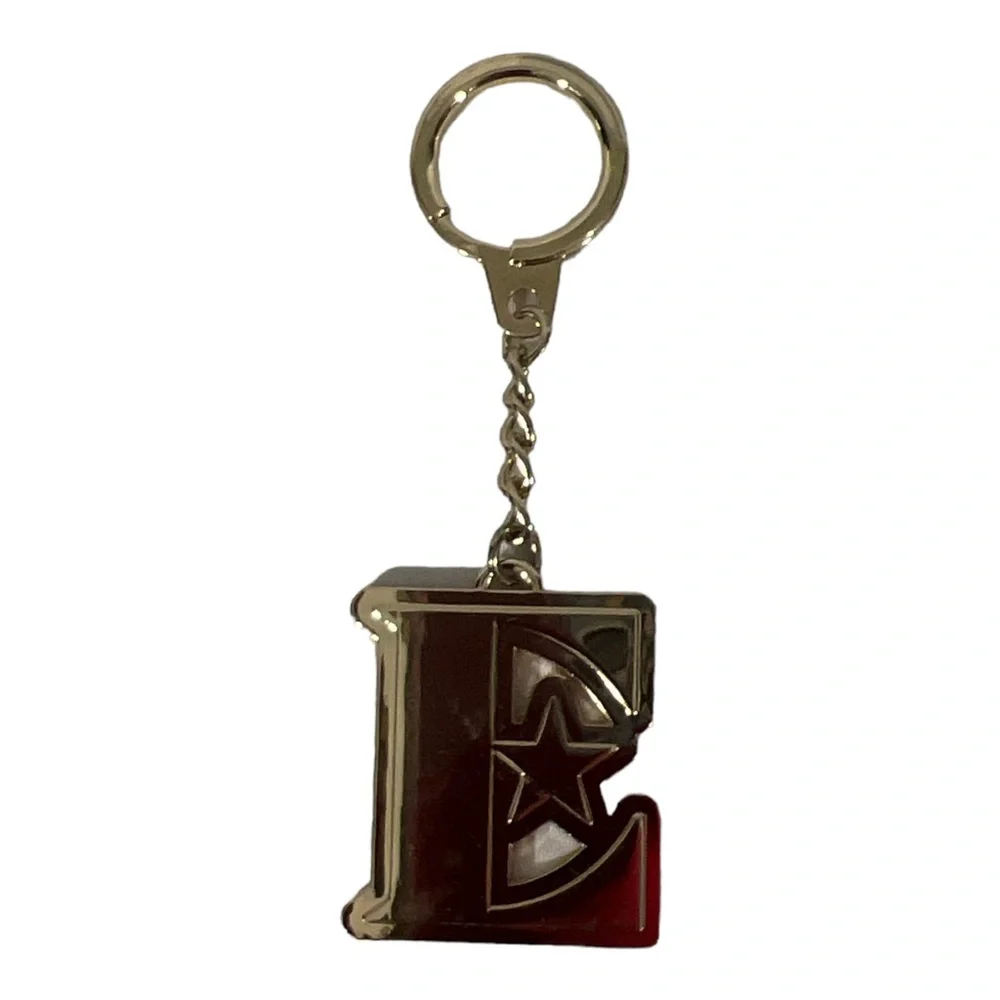 E‎ keychain gold D1-80